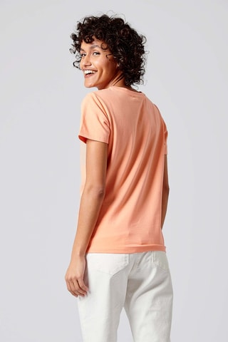 T-shirt en coton biologique Fanjo - Corail