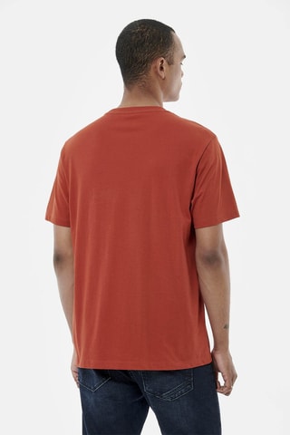 T-shirt en coton biologique Bryzo - Rouge