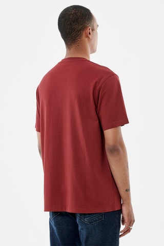 T-shirt en coton biologique Tigau - Rouge