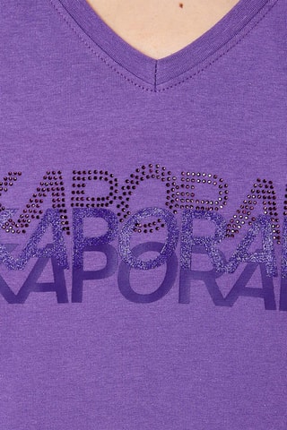 T-shirt en coton biologique Lea - Violet