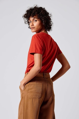 T-shirt en coton biologique Fanjo - Rouge