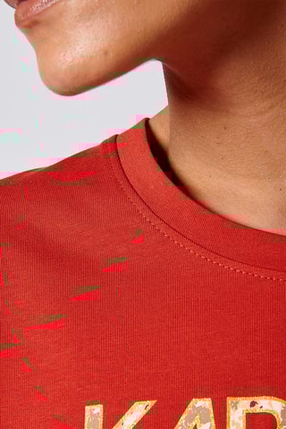 T-shirt en coton biologique Fanjo - Rouge