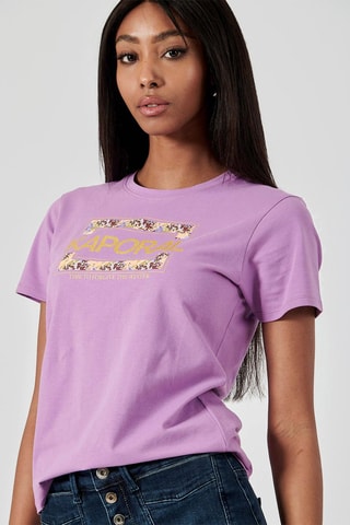 T-shirt en coton biologique Fanny - Lavande