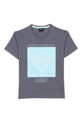 T-shirt en coton biologique Ponga - Gris