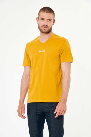 T-shirt en coton biologique Seter - Jaune