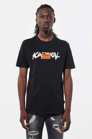 T-shirt en coton biologique Pary - Noir