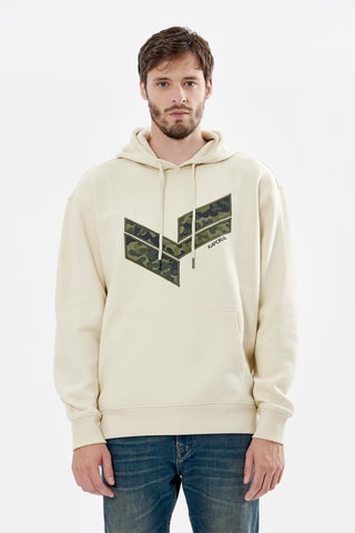 Sweat à capuche Rayan - Ecru
