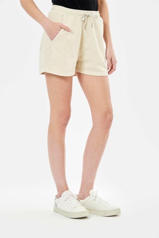 Short en coton biologique April - Blanc