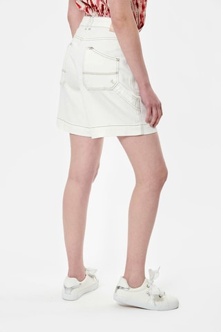 Short en jean Bridy - Blanc