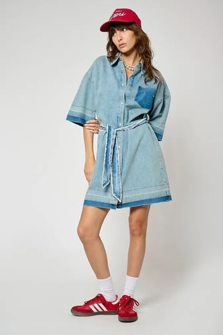 Robe chemise Boya - Bleu