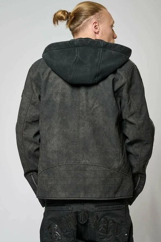 Veste à capuche Brand - Noir