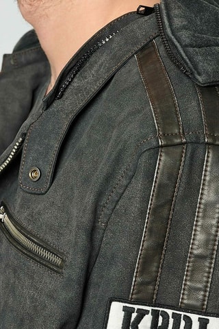 Veste à capuche Brand - Noir