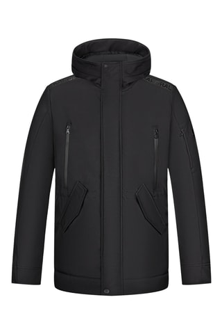 Manteau à capuche Brieu - Noir