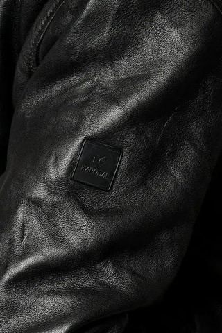 Veste en cuir Buir - Noir