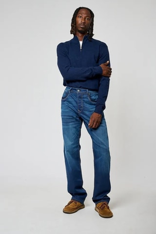Jean droit Aiden - Bleu