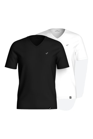 2 t-shirts slim Gift - Blanc et noir