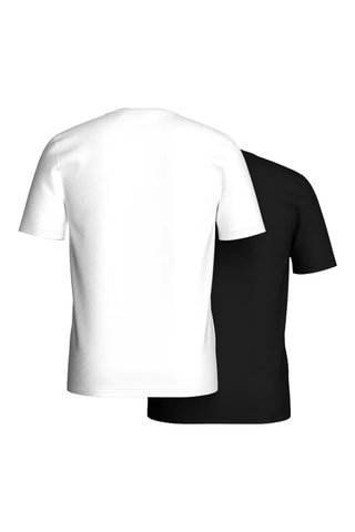 2 t-shirts slim Gift - Blanc et noir