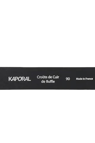Ceinture en croûte de cuir Idem - Noir