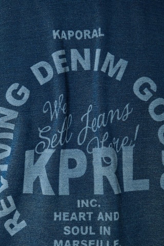 T-shirt regular Kale - Indigo