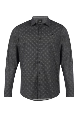Chemise regular en coton biologique Kally - Noir