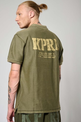 Polo regular Korro - Kaki