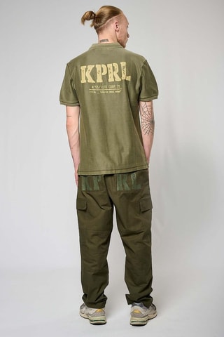 Polo regular Korro - Kaki