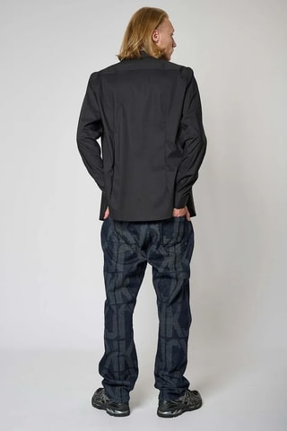 Chemise slim Kuraj - Noir