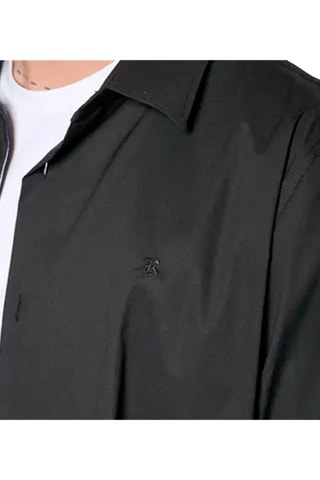 Chemise slim Kuraj - Noir
