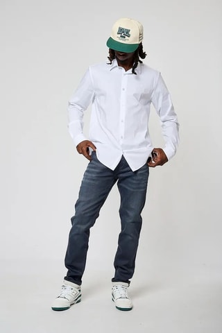 Chemise slim Kuraj - Blanc