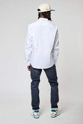 Chemise slim Kuraj - Blanc