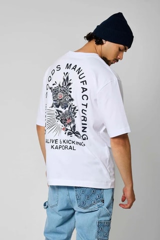 T-shirt en coton biologique Kyo  - Blanc
