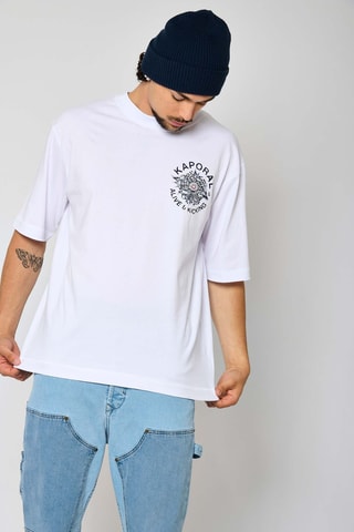 T-shirt en coton biologique Kyo  - Blanc