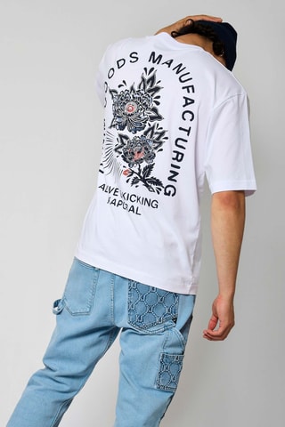 T-shirt en coton biologique Kyo  - Blanc