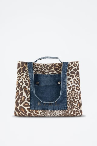 Cabas Lucie - Bleu et sable