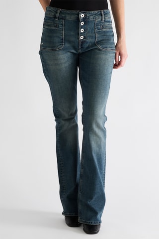 Jean bootcut Lucky - Marron