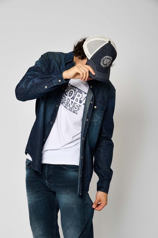Chemise regular Arkan - Bleu
