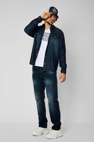 Chemise regular Arkan - Bleu