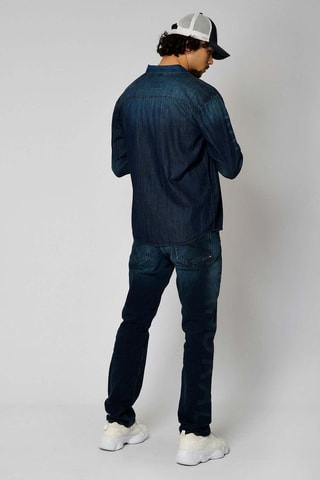 Chemise regular Arkan - Bleu