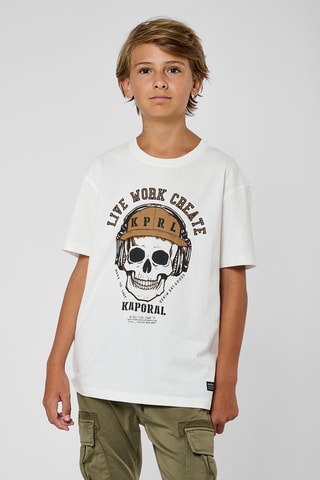 T-shirt Moke  - Blanc
