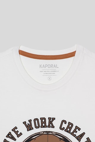 T-shirt Moke  - Blanc