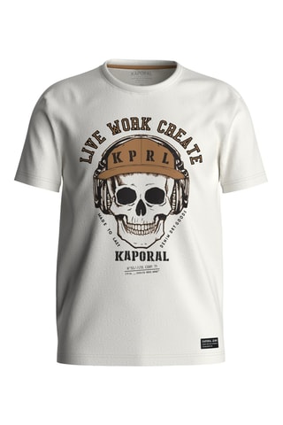 T-shirt Moke  - Blanc