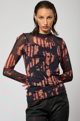 Top Mosly - Noir