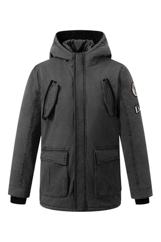 Parka à capuche Muno  - Noir