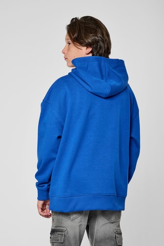 Sweat regular à capuche Myau - Bleu