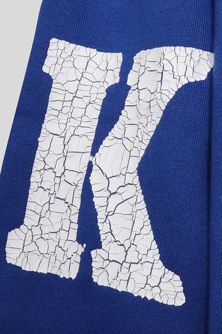 Sweat regular à capuche Myau - Bleu