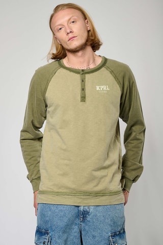 T-shirt regular Rame - Kaki