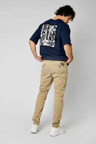 T-shirt en coton biologique Raven - Bleu marine
