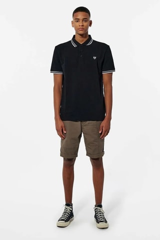 Polo regular en coton biologique Rayoc - Noir