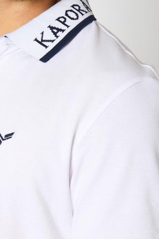 Polo en coton biologique Regio - Blanc