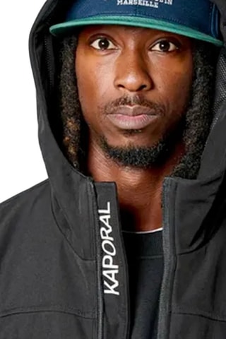 Blouson à capuche Royer - Noir